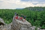 Group Hiking at Our New Paltz Mountain Resort