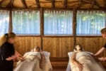 Man and Woman Enjoying a Couples' Massage at Mohonk