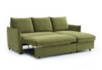 KY355 BLAIRE CORNER SOFA BED OLIVE CUT OUT (2)