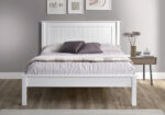 Limelight Taurus Low Footend Wooden Bed White