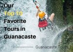 Family floating down the Corobici River on a peaceful and scenic safari tour in Guanacaste.