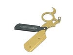 Professional Men's One Finger Ring Style Barber Hair Shaving Straight Razor Classic Shavette + 10 Blades - Image 6