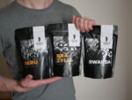 Pakiet degustacyjny świeżo palonych kaw z Rybnika. Peru, Brazylia, Rwanda Robusta. Dedykowany pod espresso.