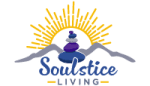 Serene yoga and meditation space with natural lighting and calming decor, promoting mindfulness and wellness at Soulstice Living.