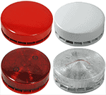 SUPPLY AND INSTALLATION Conventional Raptor Sounder Beacon, Red plastic, White Flash فلاشر غير معنون ماركة زيتا