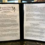 Hamilton Cellars, Tasting Menu, Wine Tasting