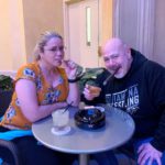 Aaron's Wine Chronicles enjoying a cigar and scotch at Casa Fuente Cigar Lounge at Caesars Palace