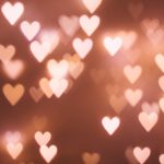 petits coeurs scintillants