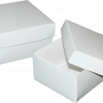 pudełko ozdobne 12 x 12 x 7 cm białe
