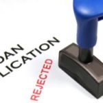 Image of a loan application document that has been rejected.