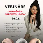 Vebinārs "Vienmērīga skropstu līnija"