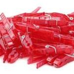 Wäscheklammern Kunststoff, 100 Stück