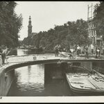 Renovation of the Berensluis (Bridge 65) over the Prinsengracht for the Berenstraat 25 Jul 1950 ANP