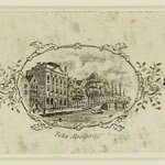 The association building Felix Meritis at Keizersgracht number 324 with numbers 322-320 and the Berensluis, Brug 65 on the right