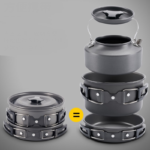 portable camping stove combo