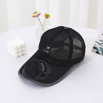 solar charging fan hat