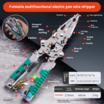 Thickened electric wire stripper