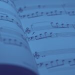 Bladmuziek voor piano. Voor een beginneling.