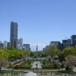 大通公園-札幌市資料館2階から