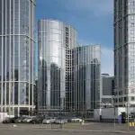 Экстерьер ЖК Крылья, Лобачевского 120 — архитектурная фотография Кирилла Толля