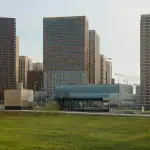 Метро Аминьевская и ЖК Матвеевский парк — кадр фотографа Кирилла Толля, ЗАО