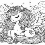 ausmalbilder einhorn regenbogen zum ausdrucken und online ausmalen