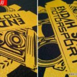 Copbaju#Istimewa Cetakan Gold Baju Endah Sari Motorsport