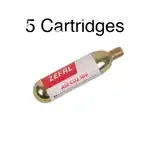 5 x Zefal 16g CO2 Cartridges