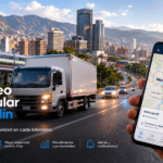 rastreo satelital Medellín: vehículo monitoreado vía satélite con Datatrack