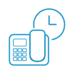accueil telephonique cabinet dentaire logo avec un fixe
