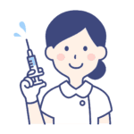 注射をもつ看護師