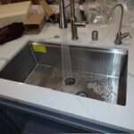 New sink and faucet installation by one of our plumbers in Murrieta CA