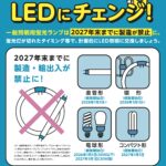 蛍光灯の製造禁止