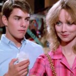 Tom Cruise and Shelley Long in a scene from Losin' It.