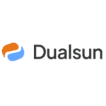 Logo de Dualsun, fabricant français de panneaux solaires et panneaux hybrides.