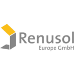 Logo de Renusol, fabricant de systèmes de fixation pour panneaux solaires.