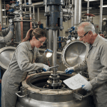 Mantenimiento de reactores industriales