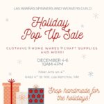 Holiday Pop Up Sale Clothing, Homewares, Craft Supplies and More Shop handmade for the holidays! Fiber Arts on 4th