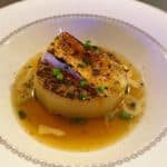 Masako Morishita's Slow cooked Daikon with melted Brie & Dashi