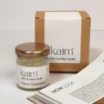 Small Glass Jar Candle - Citrus Cinnamon Fragrance