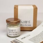 Small Glass Jar Candle - Smoky Vanilla Fragrance