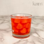 Valentines Special - Tumbler of Hearts Candle