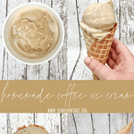Homemade Coffee Ice Cream