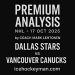 We’re kicking off our NHL Premium Analyses!- NHL 17 Oct 2025