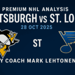 Pittsburgh Penguins vs St. Louis Blues28 Oct 2025