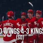 Red Wings edge the Kings 4-3 in a shootout.