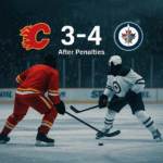 Calgary Flames 3-4 Winnipeg Jets (After Penalties)