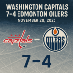 Washington Capitals 7-4 Edmonton Oilers - NHL Game Recap| IHM News
