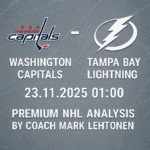 Washington Capitals vs Tampa Bay Lightning - Pre-Game Context & Tactical Outlook 23.11.2025 - NHL
