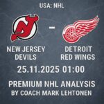 By Coach Mark Lehtonen · IHM Pre-Game Context & Tactical Outlook 25.11.2025 - NHL